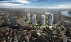 Sky Park Residence, Bratislava - vizualizace