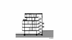 Viladom Tajovského, BMX studio, řez