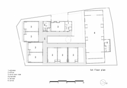 HIBINOSEKKEI + Youji no Shiro, OA Kindergarten, půdorys 1. NP – foto
