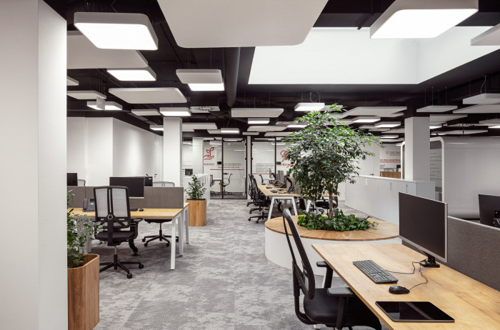 Pobočka Komerční banky v Praze od studia Reaktor