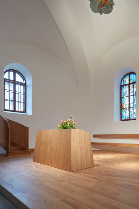 Rekonstrukce evangelického kostela v Hodslavicích, studio OBJEKTOR