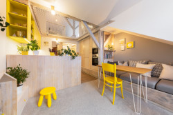 Vršovické podkroví, Mooza architecture / Klára Kuncová (Císařovská)