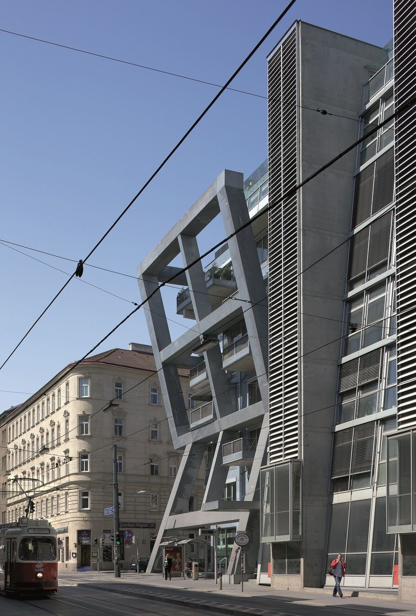 Rezidenční a kancelářský komplex na Schlachthausgasse ve Vídni, Coop Himmelb(l)au