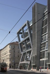 Rezidenční a kancelářský komplex na Schlachthausgasse ve Vídni, Coop Himmelb(l)au
