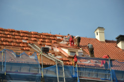 Nová střecha na Pražském hradě.