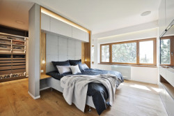 rekonstrukce vily Hanspaulka - ložnice, Veronika Pánková, foto