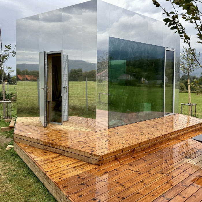 Pergoly a terasy terasa u zrcadlového domu Čeladná od Chytrých základů