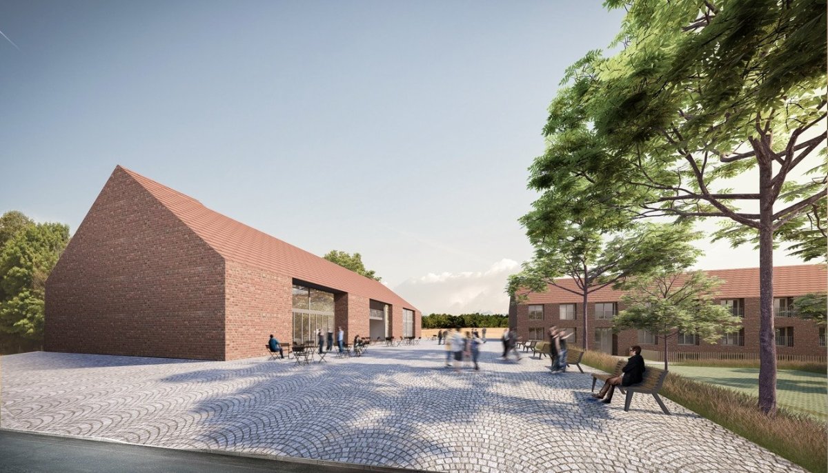Polyfunkční dům Slivenec, vizualizace, BOD ARCHITEKTI