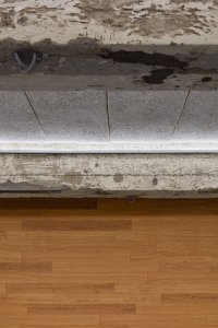 Detail stropu (Quis Yoga Studio v Praze-Petřinách, MENU architekti)