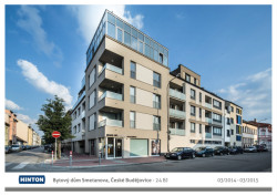 Bytový dům Smetanova v Českých Budějovicích