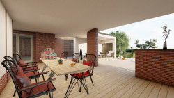 Vizualizace - dostavba venkovní kuchyně