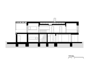 Řez (Šumavská chalupa; Atelier VAS)