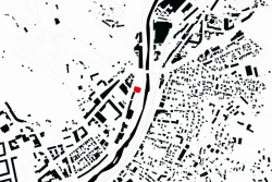 CAB ARCHITECTES, sportovní sál v Ariane, situace, výkres