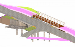 Most v Oborech, STATICITY - izometrie.