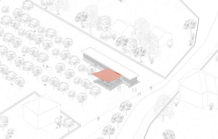 Vu Dinh Quang, Daniela Míková a Ondřej Novák, Malá architektura pro Velký rybník, sad a moštárna - foto