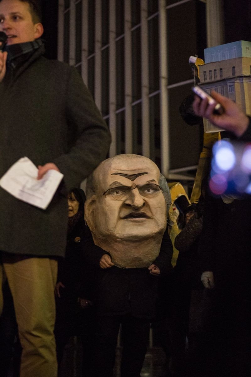 Demonstrace za záchranu Transgasu