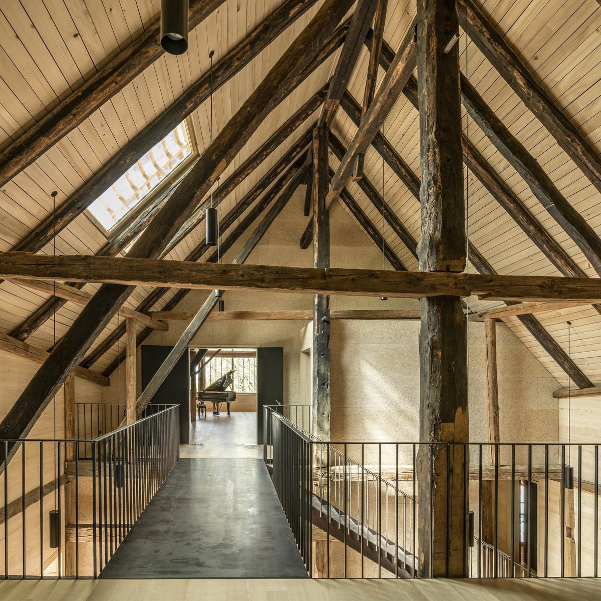 Hudební dům Boswil od architekta Giana Salise