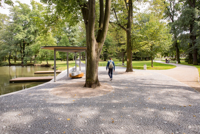 Obnova Mercandinových sadů v Klatovech, CHVOJKA/ architekt