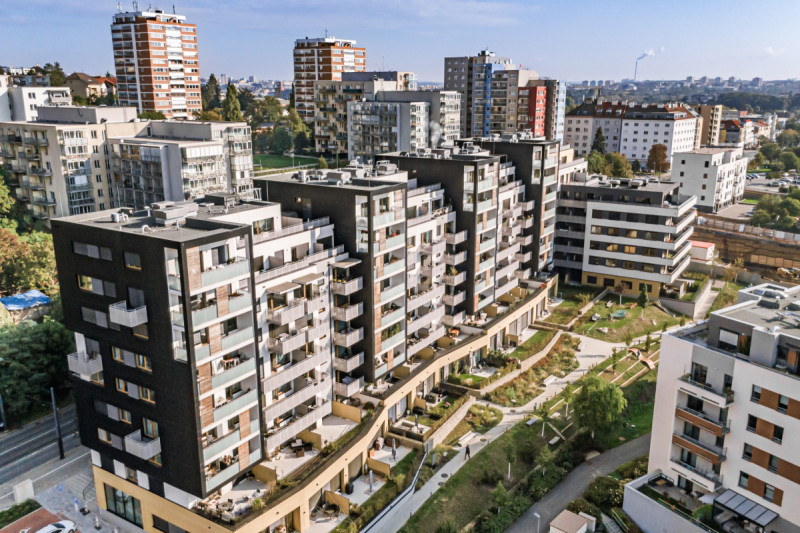 Bytový soubor Bohdalecké kvarteto od ateliéru PS Architekti.