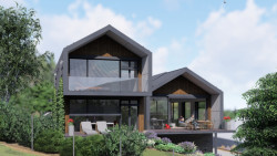 Rodinný dům Pstruží, vizualizace, Petit atelier