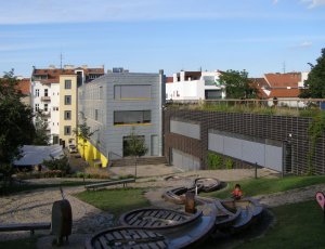 ekologické centrum Otevřená zahrada od Projektil architekti
