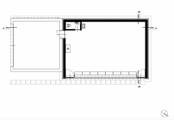 Malířský ateliér Ostrava, půdorys