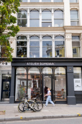 Atelier Bohemia se nachází v londýnské čtvrti Clerkenwell...
