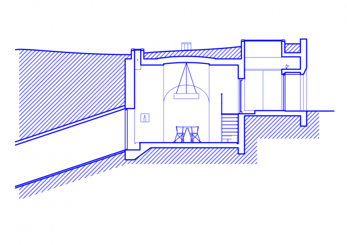 ORA, Vinný sklep U Modráka, řez C-C' – foto