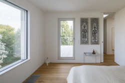 Dále je tady ložnice. (Rekonstrukce prvorepublikové vily v Praze, Lenka Míková Architekti)