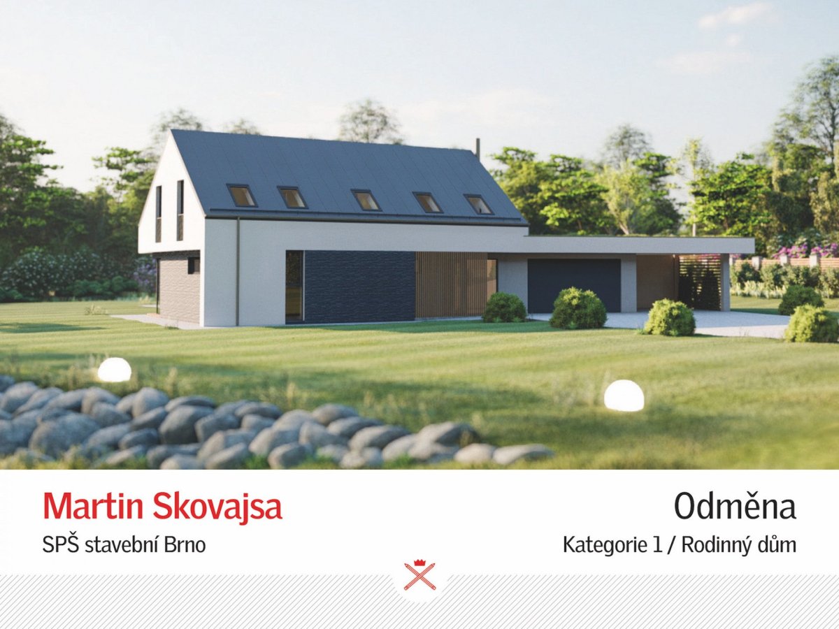 Středoškolská soutěž VELUX King of Daylight 2020, oceněný projekt