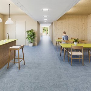 Sametový povrch vinylu Flotex je přímo stvořený pro dynamické grafické návrhy od španělského designéra José Mediny Galeoteho.