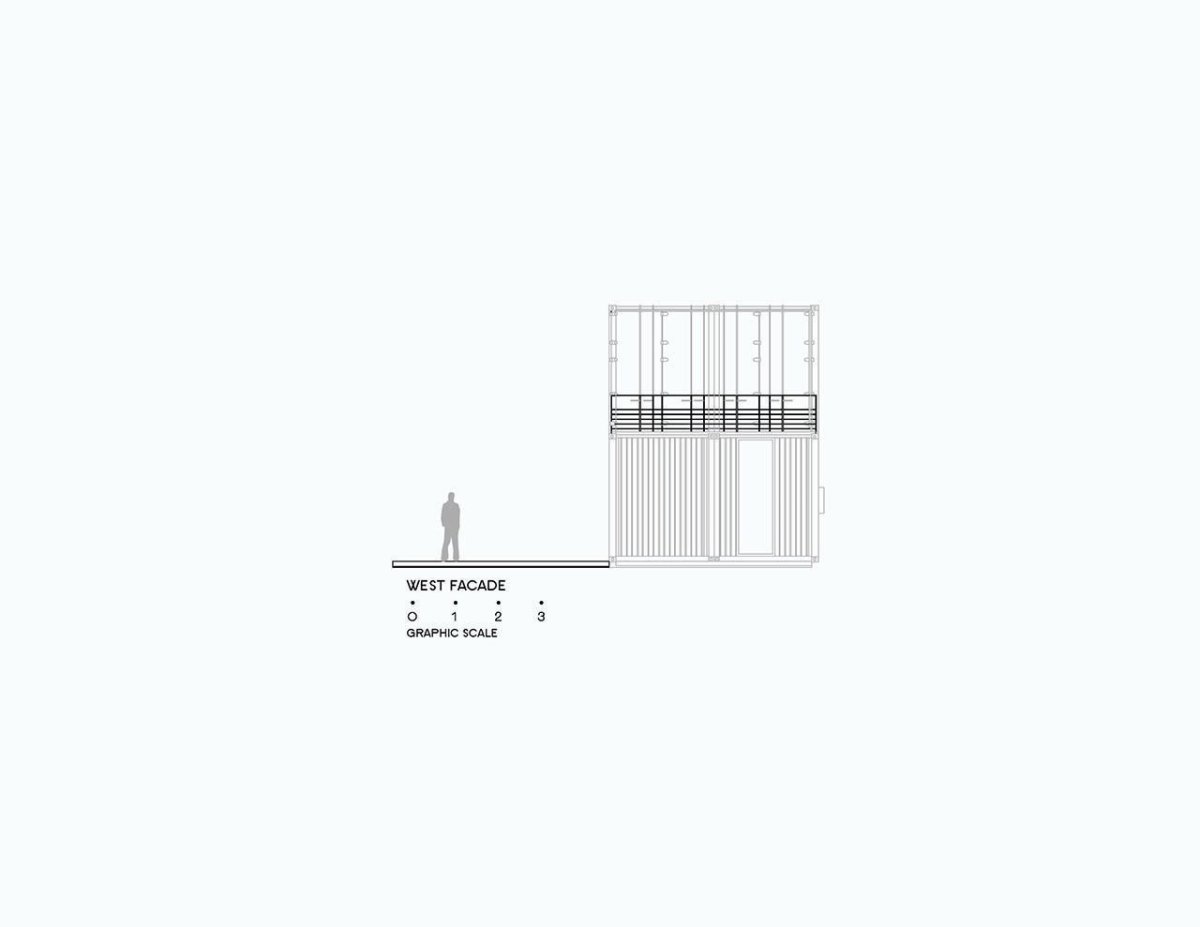 S+ diseño, Huiini House - půdorys pohled