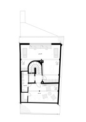 Půdorys 3. NP (Dům v Kutné Hoře, BYRÓ architekti)