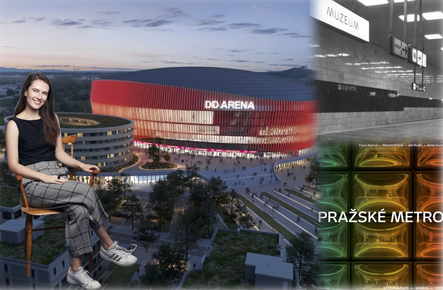 Vyšly nové knihy a v Pardubicích plánují novou čtvrť s multifunkční arénu.