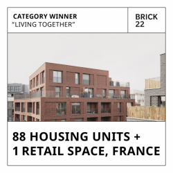 Celosvětová architektonická soutěž Brick Award 22 zná své vítěze