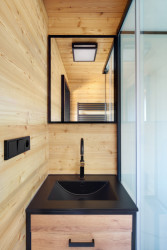 Dřevěný výměnek na Praze 4 od studia PRAJAGA