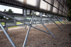 Tribuna fotbalového hřiště TJ Sokol, Záryby