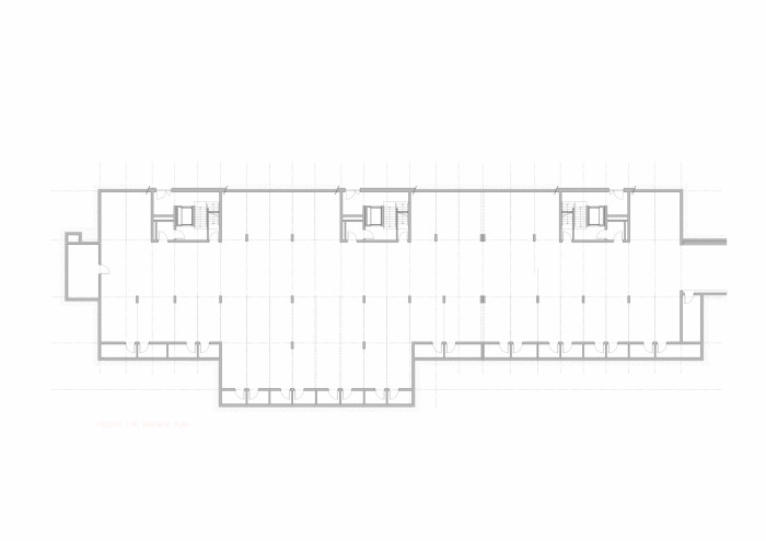 Půdorys - budova B 1 PP