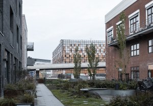 Garáž „Timber House“ vznikla na místě, kde se v průběhu devatenáctého století obchodovalo a skladovalo dřevo. Dům ctí historii oblasti a halí se do pláště ze dřeva a recyklovaného hliníku.