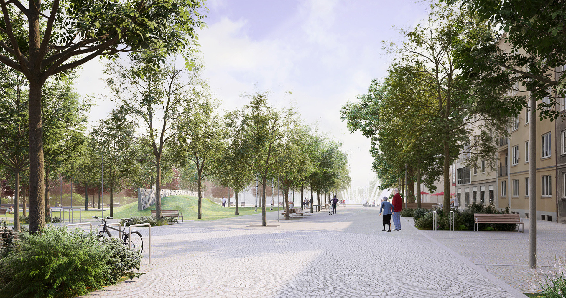 Úprava veřejného prostoru v okolí „Galerie cti“ U Koruny v Hradci Králové od collcoll