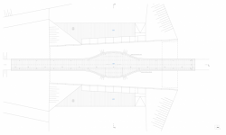David Prudík, M&P Architekti, Park 4Dvory, kavárna, půdorys střechy – foto
