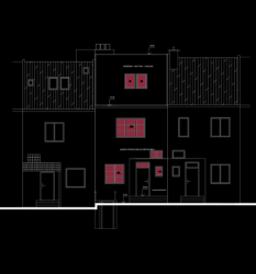 Rekonstrukce rodinného domu, nákresy