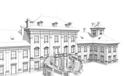 Ukázka 3D/BIM modelu objektu Trojského zámku