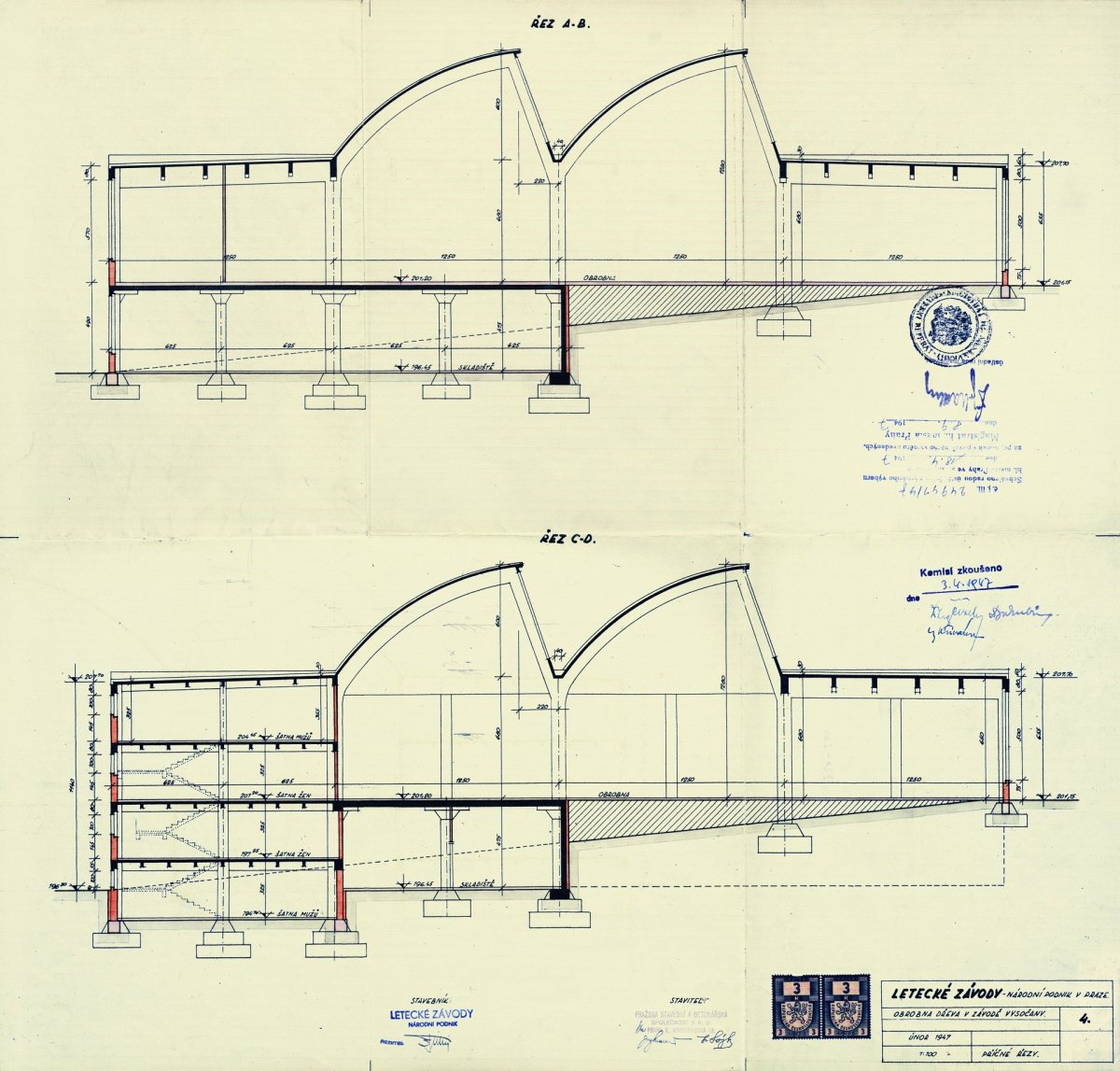 Výstava Industriální architektura na starých plánech a v nových médiích, Galerie NTK a VCPD FA ČVUT.