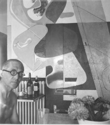 Do osudu a podoby vily E-1027 neslavně zasáhl také Le Corbusier - během své pobytu totiž pomaloval bílé stěny pestrobarevnými murály