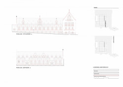 Červený zámek v Hradci nad Moravicí, ATELIER 38/ Jan Zelinka, Luděk Valík, výkresy