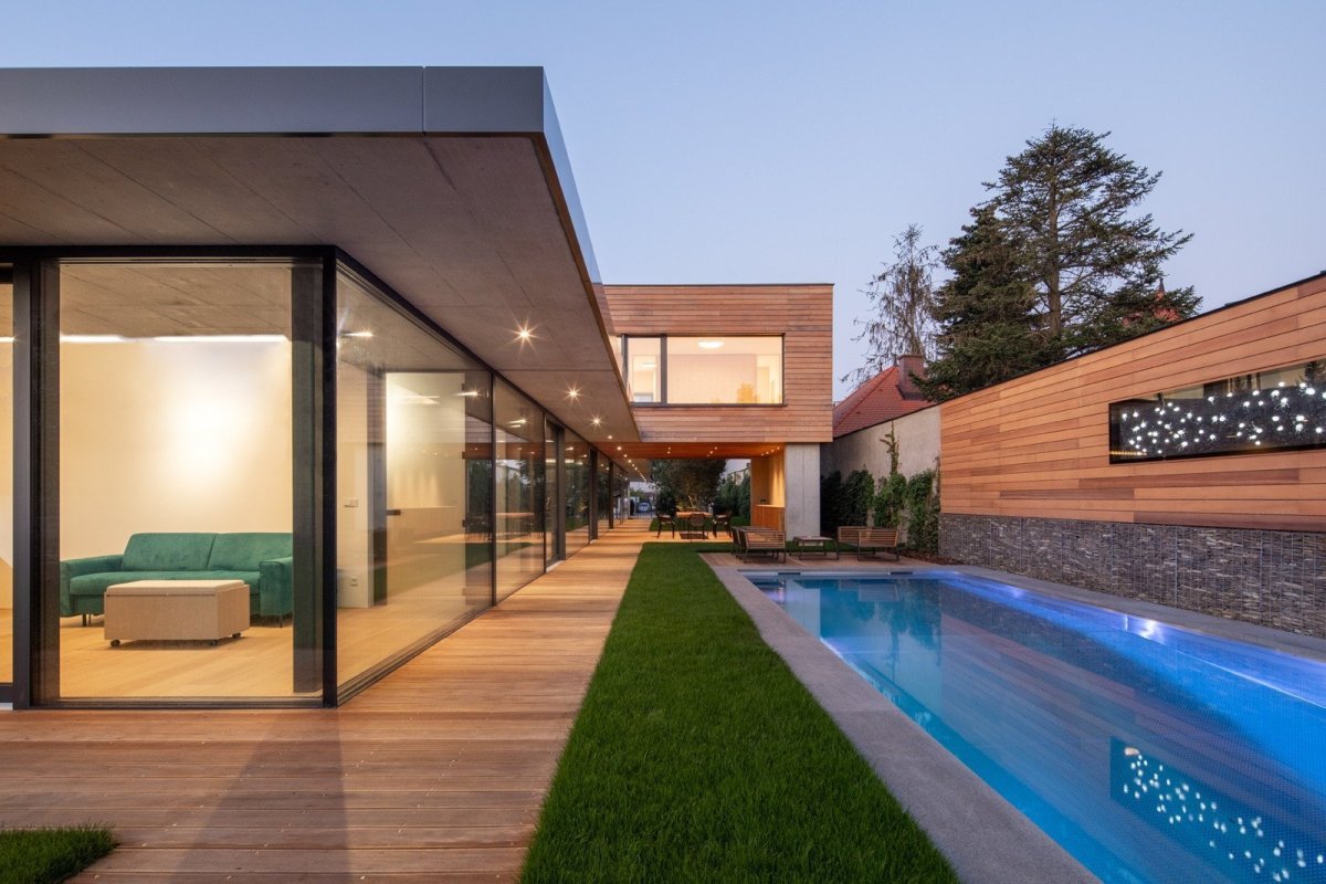 Rodinný dům v Průhonicích od Kamil Mrva Architects