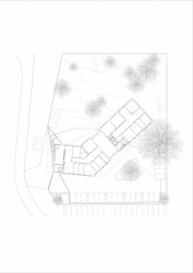 Švýcarská ambasáda v Nairobi, půdorys 2NP, Roeoesli & Maeder Architekten