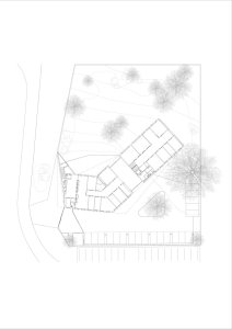 Švýcarská ambasáda v Nairobi, půdorys 2NP, Roeoesli & Maeder Architekten