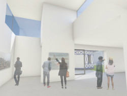 Výstavní galerie STAGE GARDEN, Janca architect / Karel Janča, vizualizace